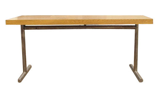 Modern Stendig Omega conference table desk with mid century modern design and retro executive style