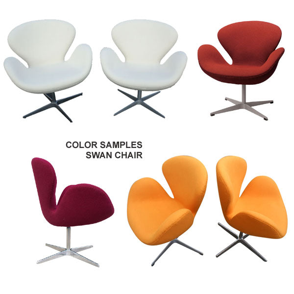 Swan Chair Arne Jacobsen style mid-century modern chair