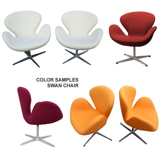 (1) Swan Chair Arne Jacobsen Style Chair