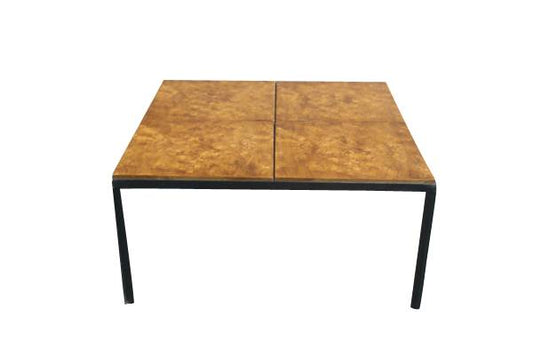 Florence Knoll Style Coffee Table, featuring clean lines and a 38" square design for versatile styling in any room.