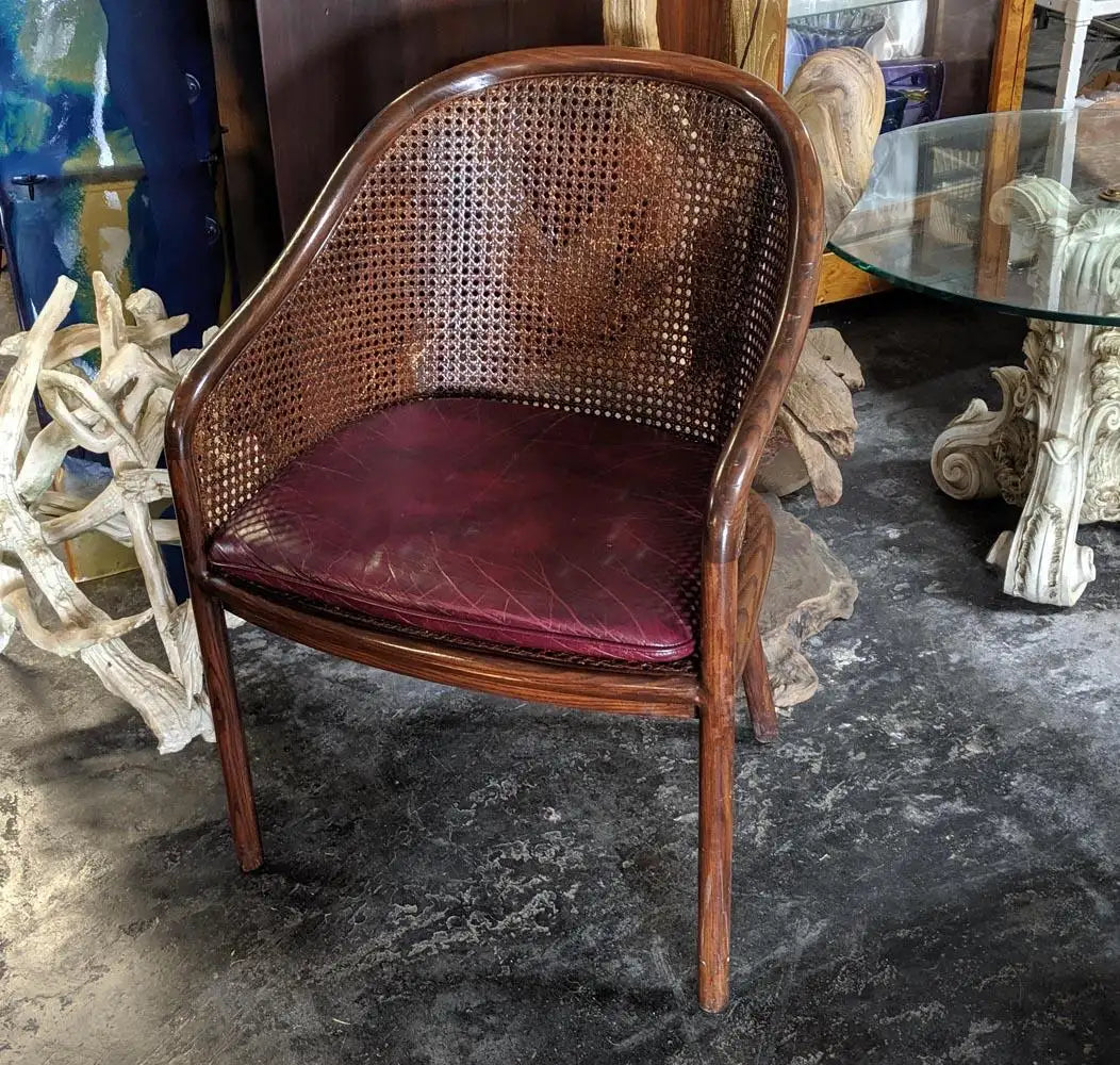 One Mid Century Ward Bennett Cane Arm Chair