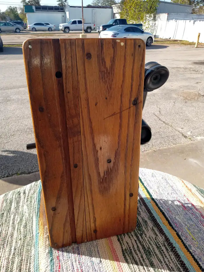Antique Oak Wall Phone