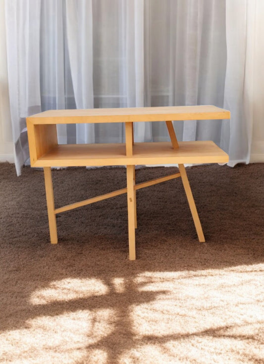 Richard Meier maple rectangular occasional table