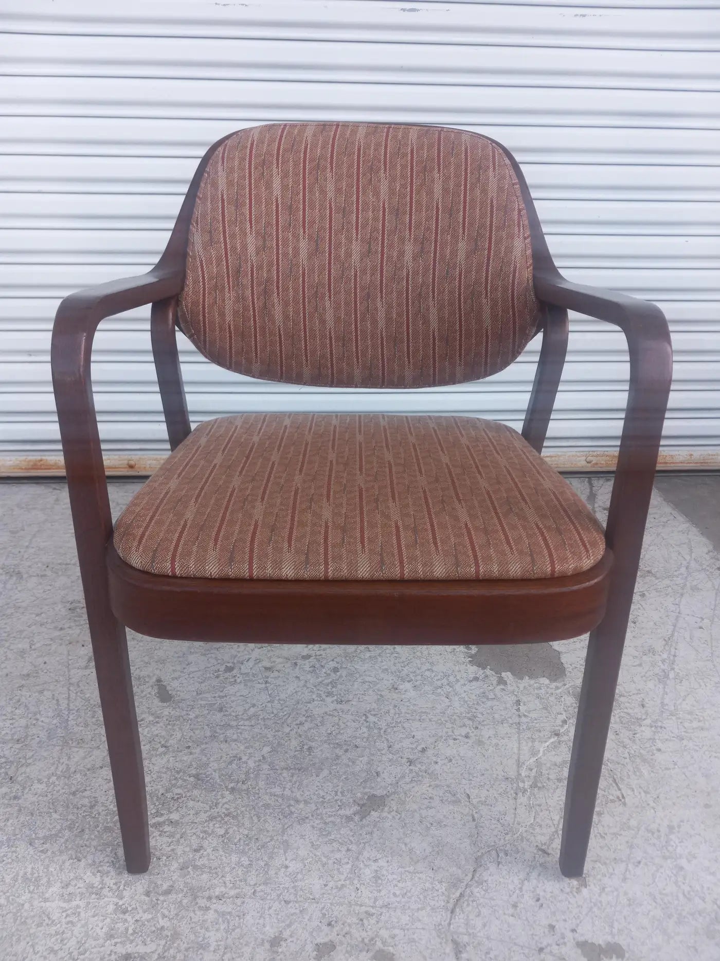 (8) Don Petit for Knoll International Bentwood Armchairs