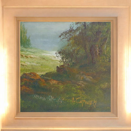 Signed oil painting on canvas 36x24