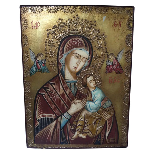 Russian icon of Madonna and Child artwork