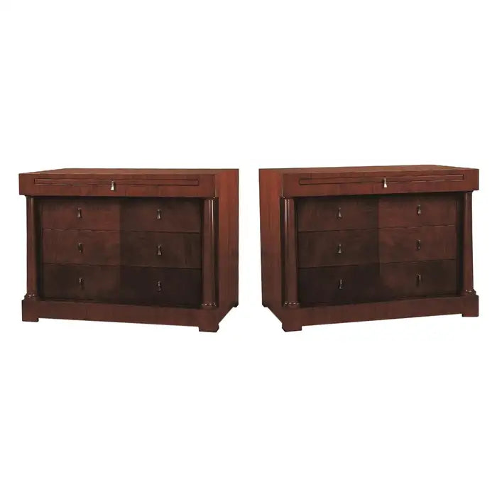 Pair of Rosenau for Decca's three-drawer chest