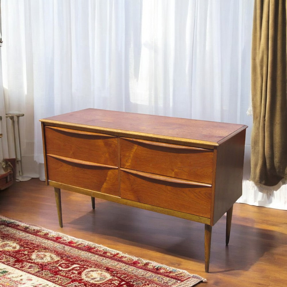 45″ Vintage Mid-Century Mahogany Dresser