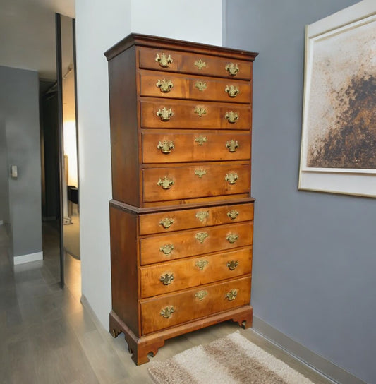 George III antique chest of drawers