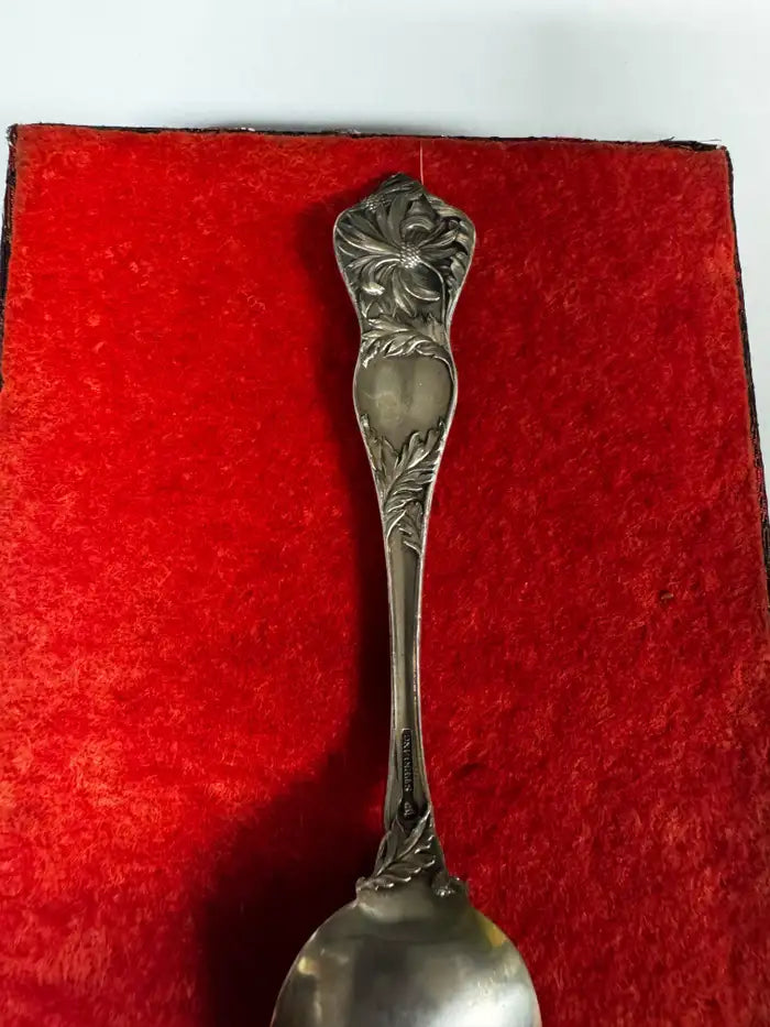 6 inch sterling silver decorative spoon