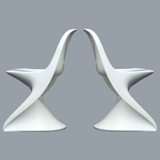 Alexander Begge Casalino Jr stacking chair white