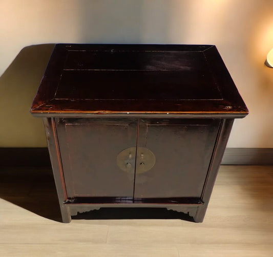 Antique 19th century Qing Chinese wooden cabinet