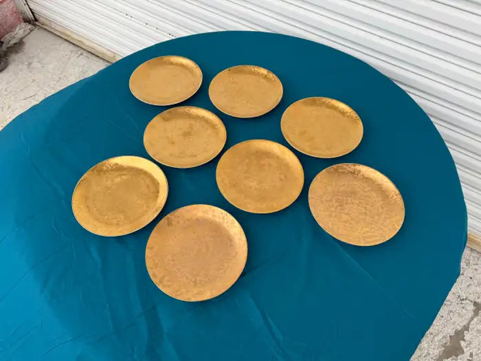 vintage gilt porcelain bowls classical motif dining set