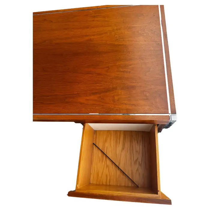 Classic mid century office desk with clean lines