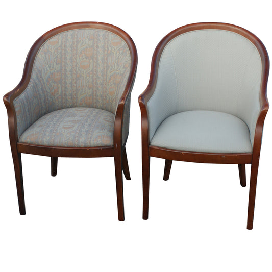 Bernhardt guest side arm chairs Metro Retro Furniture traditional style.​