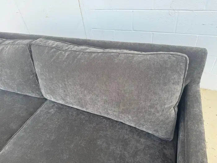 Vintage Bernhardt couch with structured upholstered frame