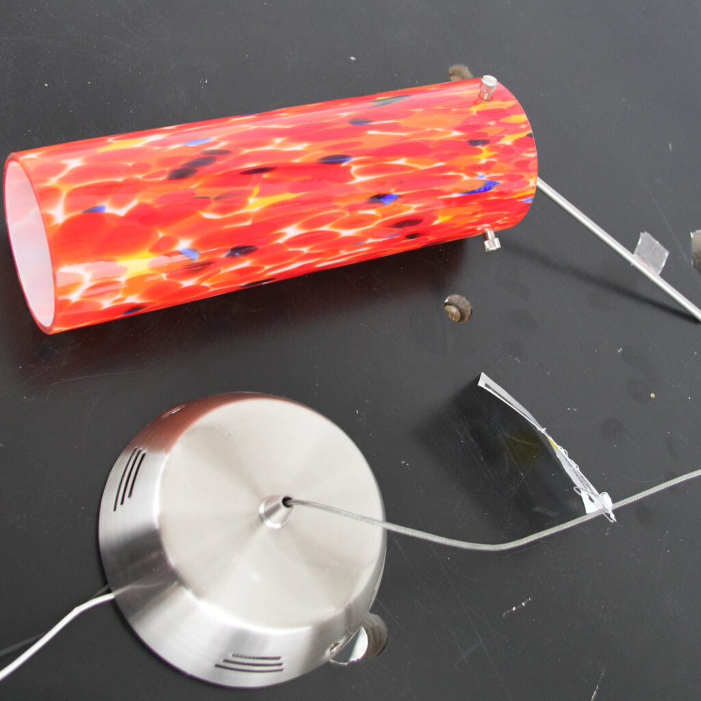 Contemporary Murano pendant made with traditional glass art