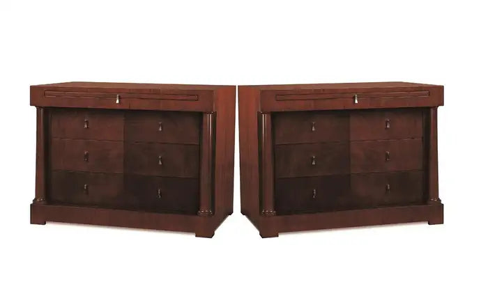Pair of Rosenau for Decca's three-drawer chest