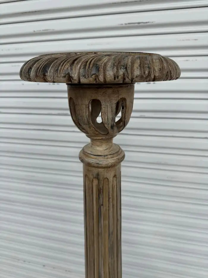 Tall Italian candlestick decor