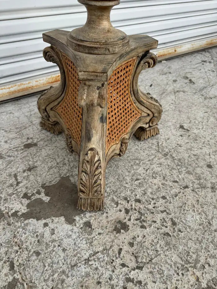 Hand painted Italian candle holders
