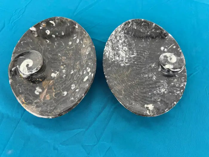 carved granite bowls shell form luxury décor