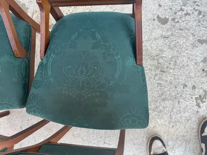 Vintage carved dining chairs for traditional home décor