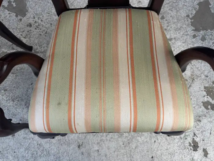 Vintage American furniture upholstered armchairs by Henredon