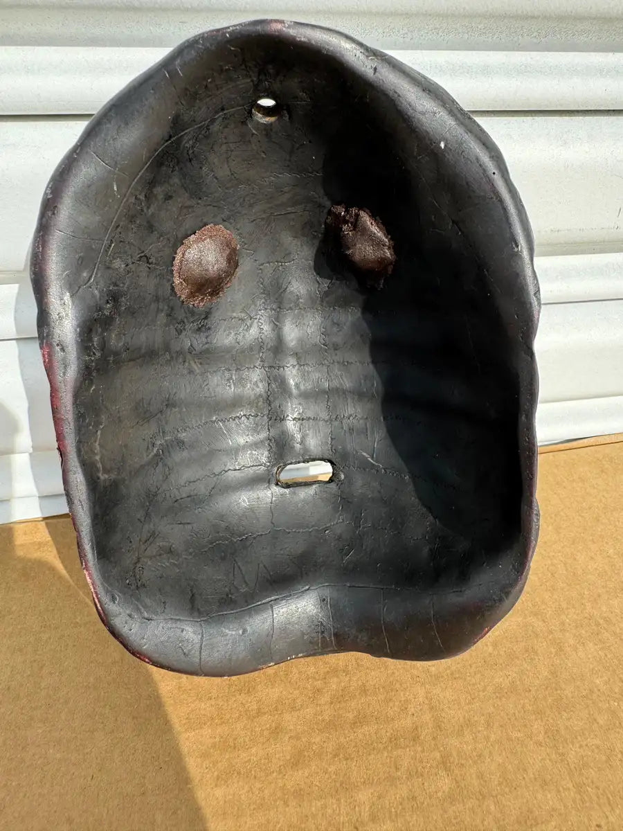 Tibetan art mask with detailed facial expression