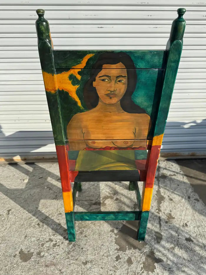 Vintage style hand painted chairs