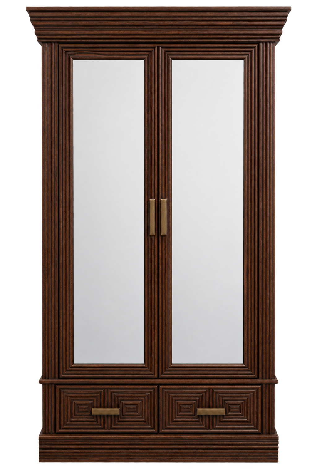 La Luna Armoire W/ Mirrored doors