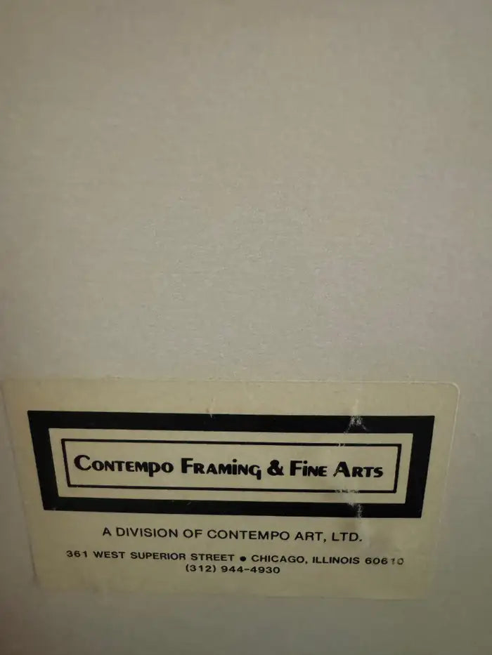 Modern city scene aquatint artwork