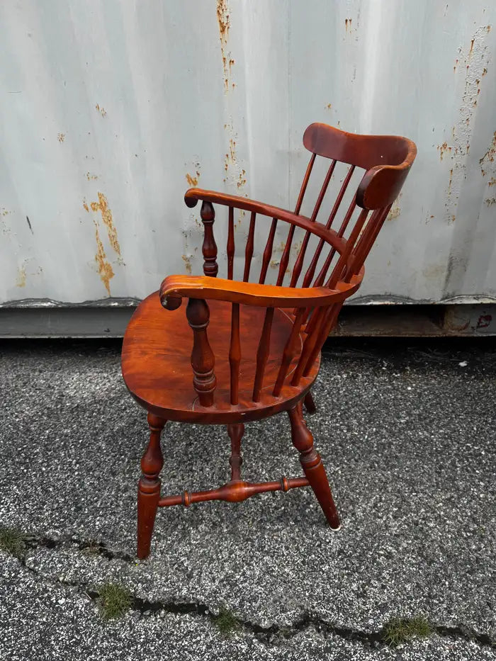 Solid wood farmhouse dining armchairs