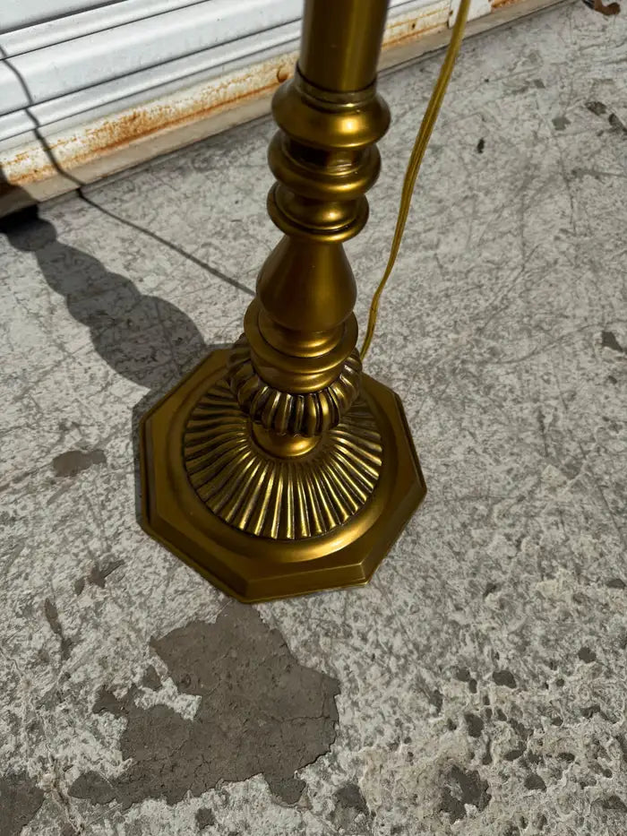 Classic Stiffel brass floor lamp with multiple lights