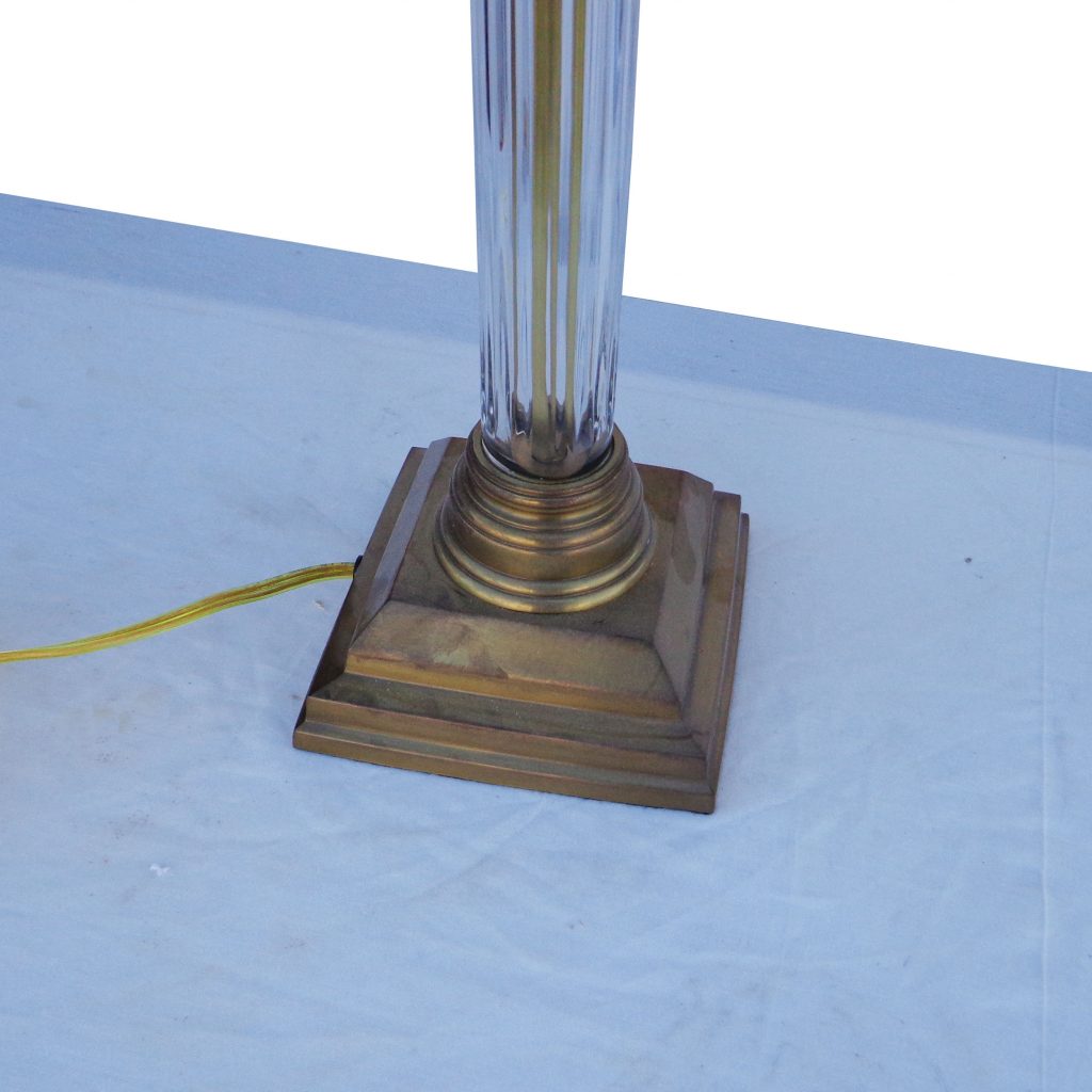 Tall vintage crystal lamps for bedroom or living room