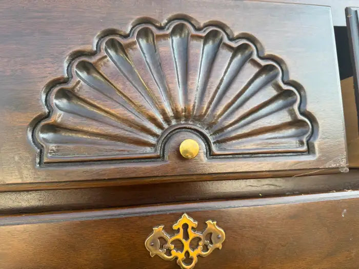 Classic Drexel highboy chest with spacious drawer storage