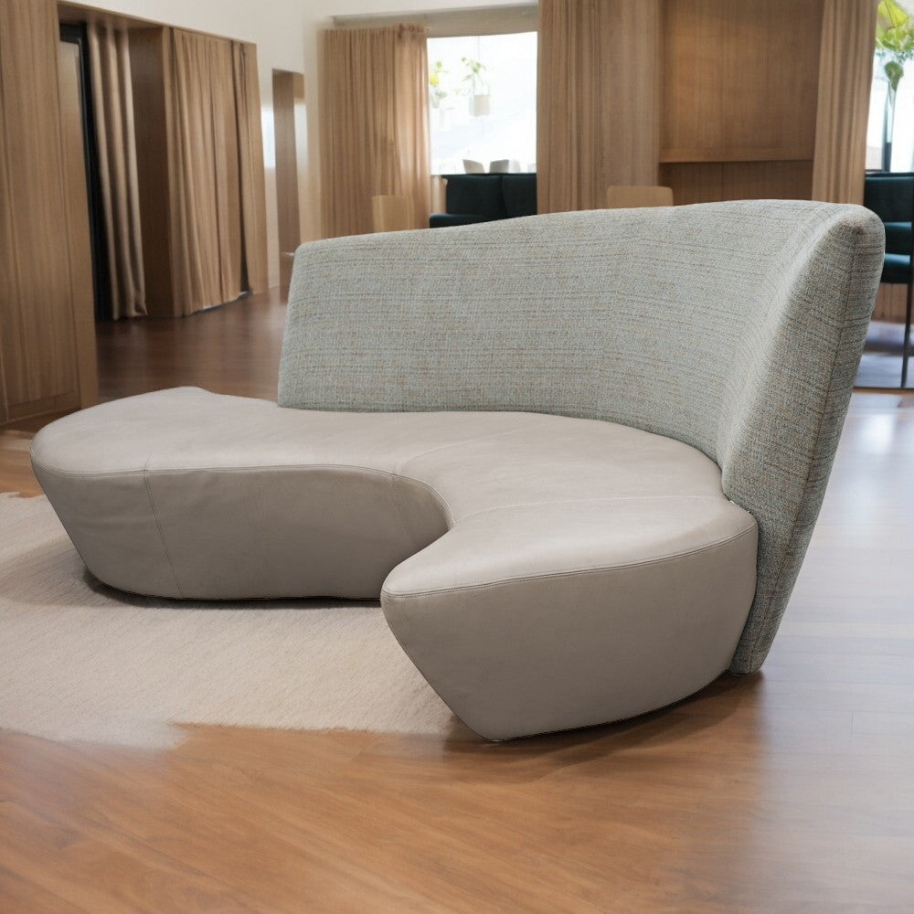 Classic vintage Kagan Bilbao sofa sculptural modernist shape