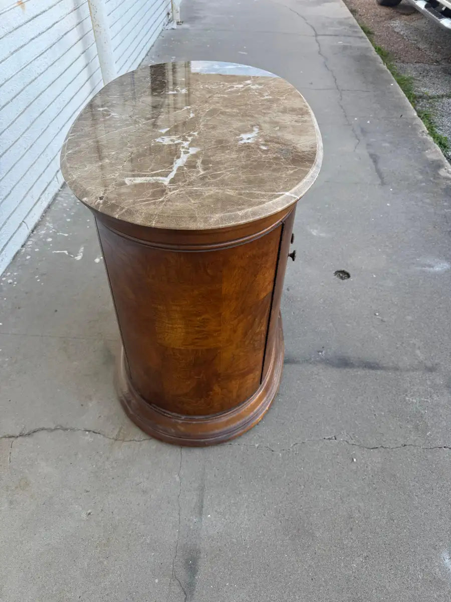 classic marble surface cabinet with elegant storage design