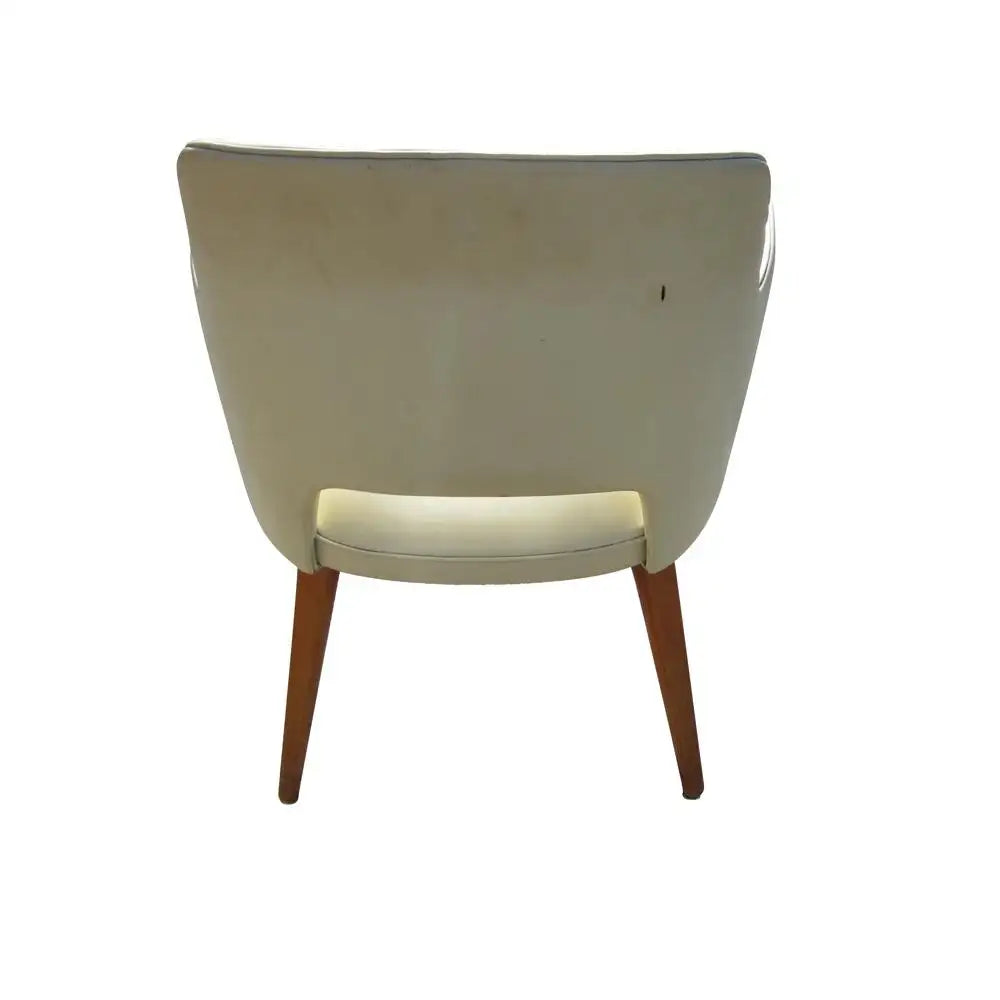 Iconic Thonet bentwood vintage white side chairs.​