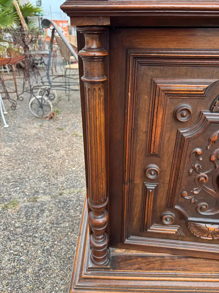 antique dining room sideboard carved wood design