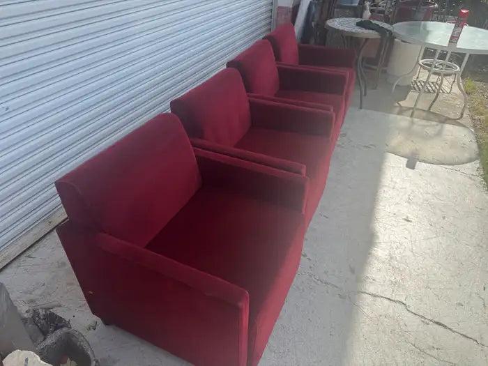 Coalesse Steelcase vintage upholstered club chairs
