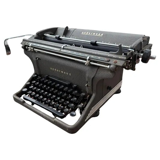 Vintage collectible typewriter for retro workspace