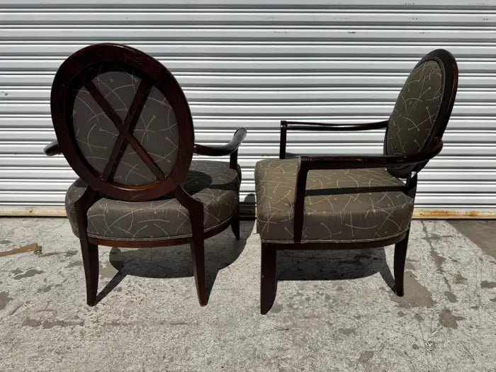 modern accent chair bergere style seating