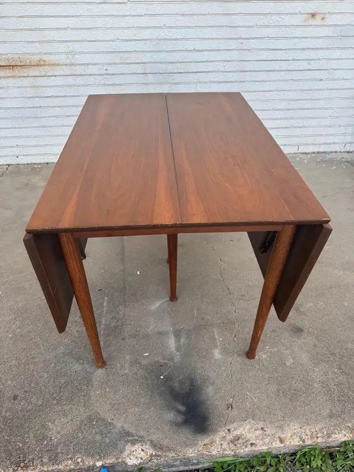 Designer walnut dining table for entertaining guests