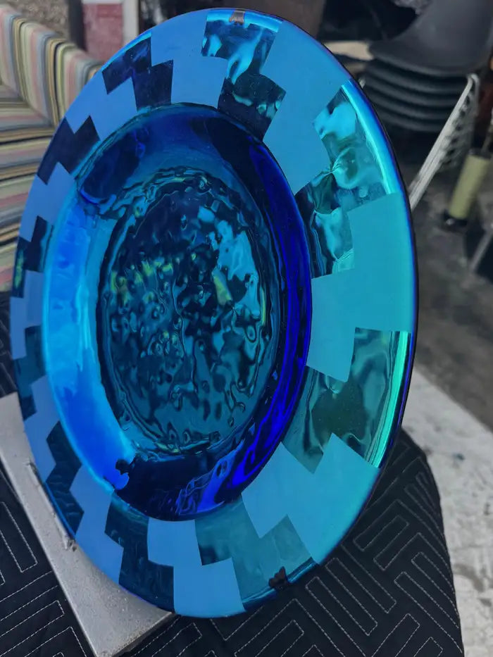 Contemporary American art glass decorative sculpture