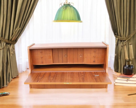 Danish midcentury secretary dresser