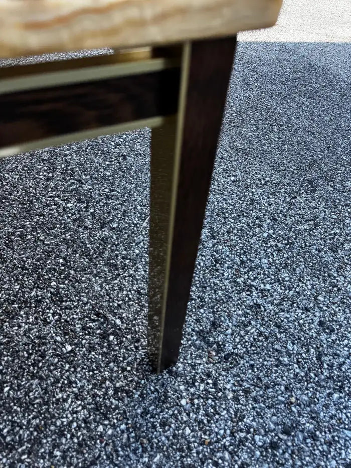 Danish modern living room marble cocktail table