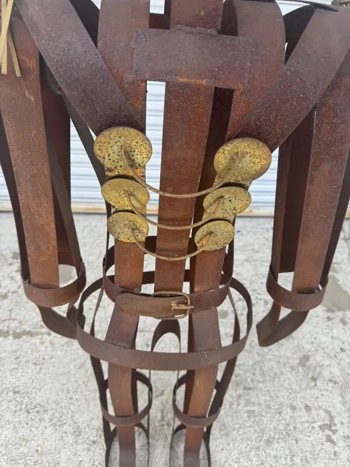 Handcrafted military figurine in metal construction