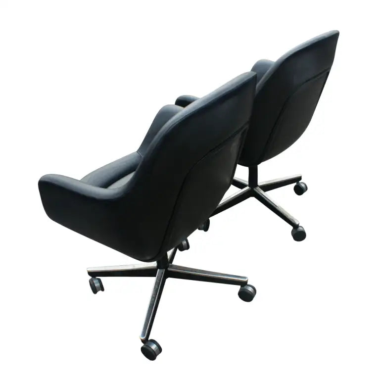 Premium black desk chair Knoll Max Pearson Metro Retro