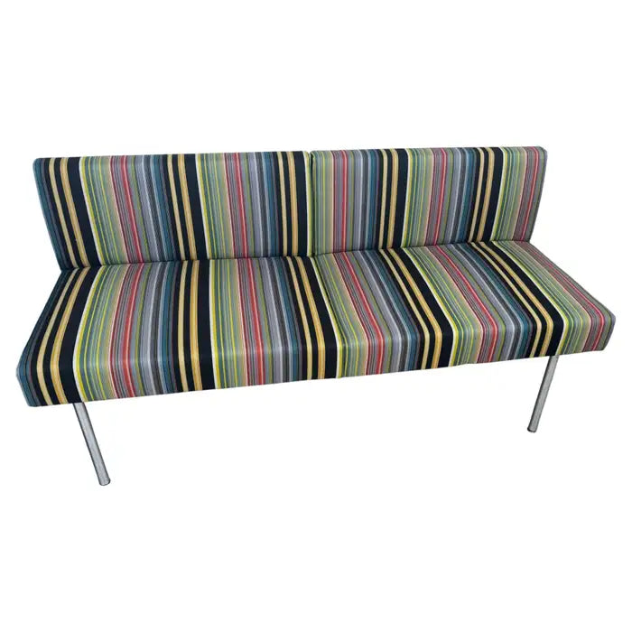 Designer upholstered bench in near new condition