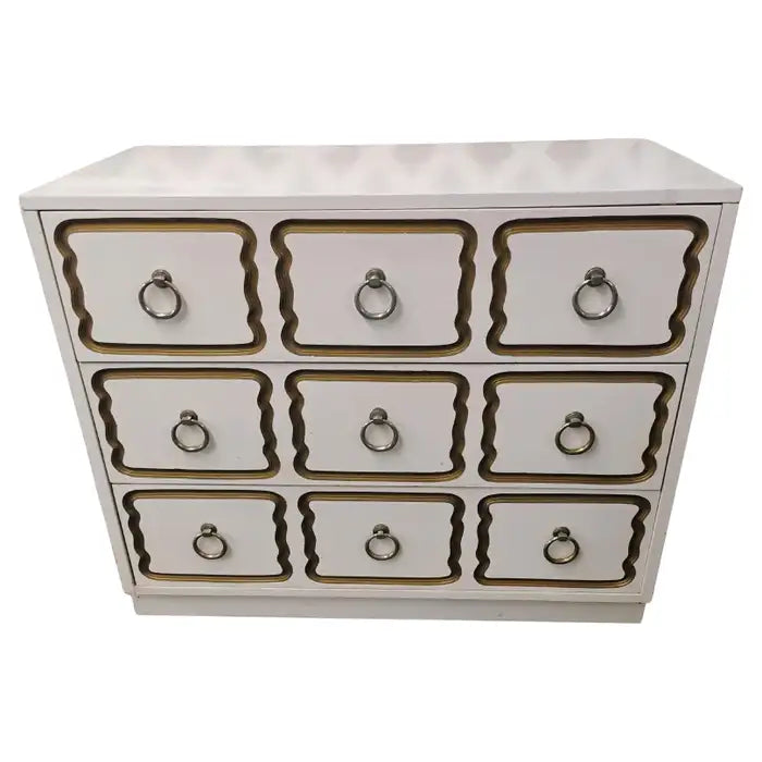Hollywood Regency 3 drawer chest